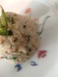 Risotto a la albahaca