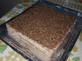 طورطة بالبسكويت بدون فرن