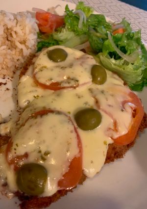 Una foto de Milanesa a la napolitana