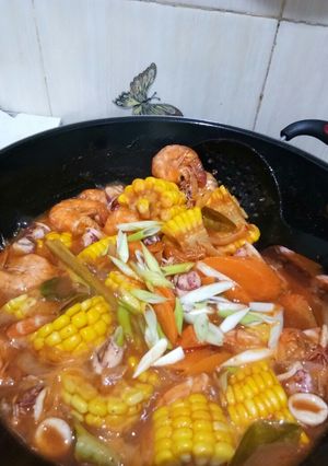 Foto resep Seafood Saus Padang