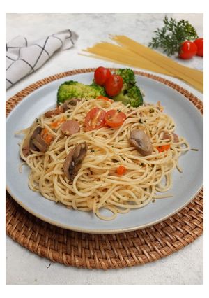 Foto resep Spaghetti Aglio Olio