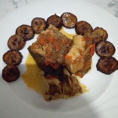 A picture of Cow head pepper soup.