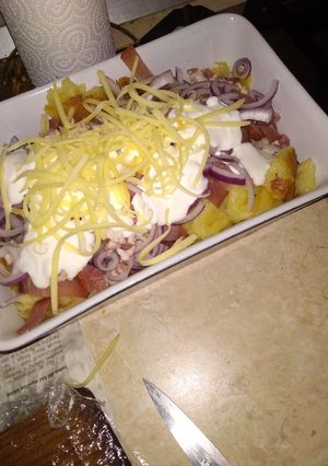 Rakott dödölle recept fotója
