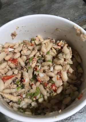 Una foto de Ensalada de judías