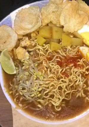 Foto resep Mie Rebus Medan Komplit