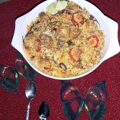 A picture of Al rehman biryani.