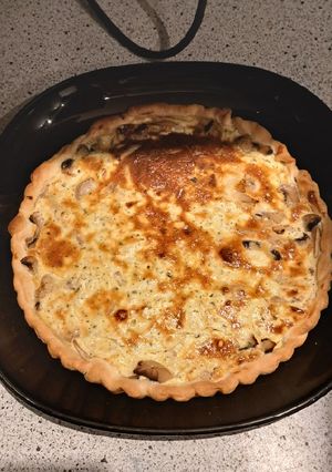 Une photo de Tarte aux champignons