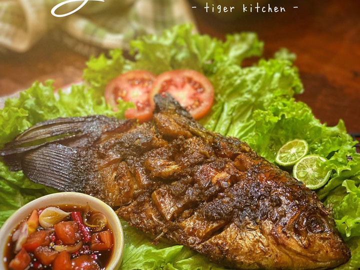 Resep (ikan) Gurame Bakar Sambal Kecap ala Tiger Kitchen Anti Gagal