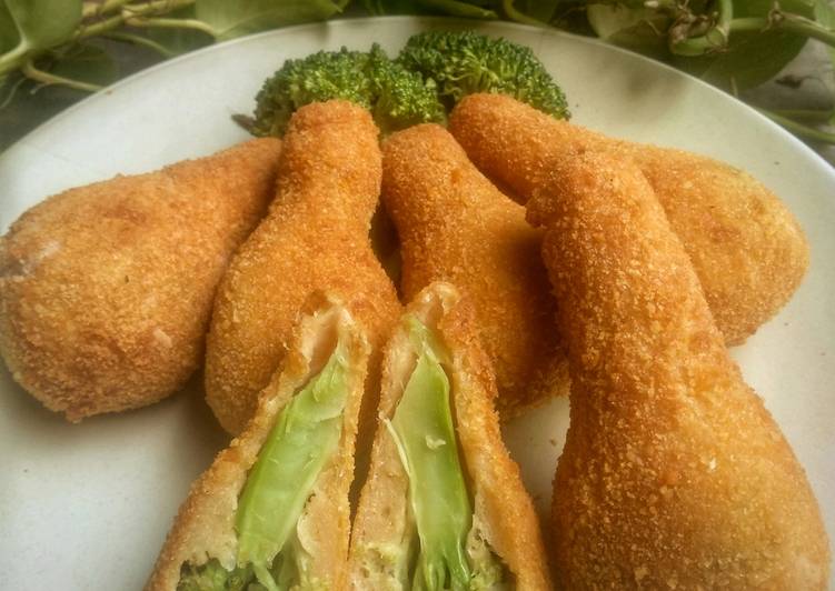 Bahan mengolah Paha Ayam Salmon Brokoli Lezat