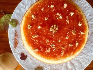 Cheesecake de Abóbora e Noz