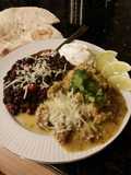 Brad's slow cooker chile verde with ez black beans