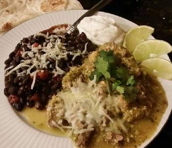 Ultimate, Prepare Brads slow cooker chile verde with ez black beans Delicious Steady