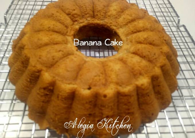 Resep 30. Banana Cake Moist Anti Gagal