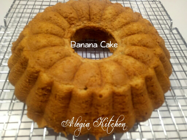 Resep 30. Banana Cake Moist Anti Gagal