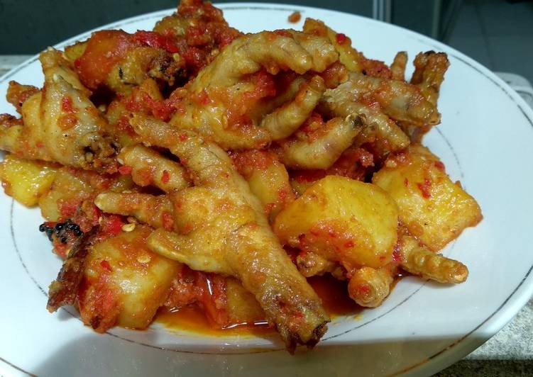 Caker sambel rempah merah