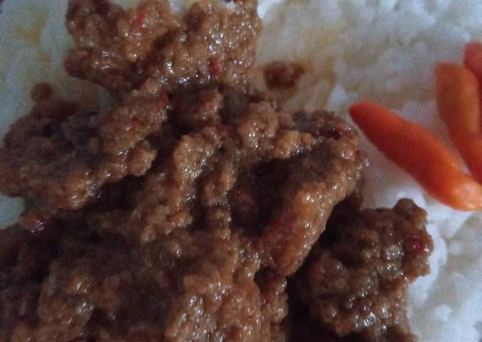 Resep Rendang daging Ala moms syakieb Anti Gagal