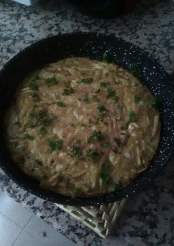 Una foto de Bacalao a bras