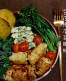 豆皮捲泡菜雞絲 減醣料理