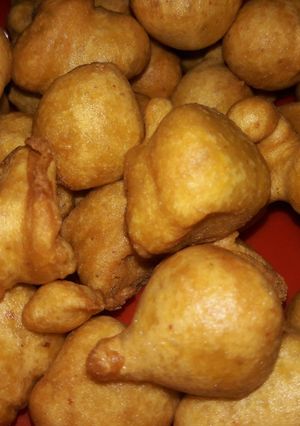 A picture of Besan ke pakode.