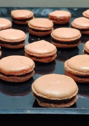 Φωτογραφία της συνταγής Macaron με ελβετική μαρέγκα