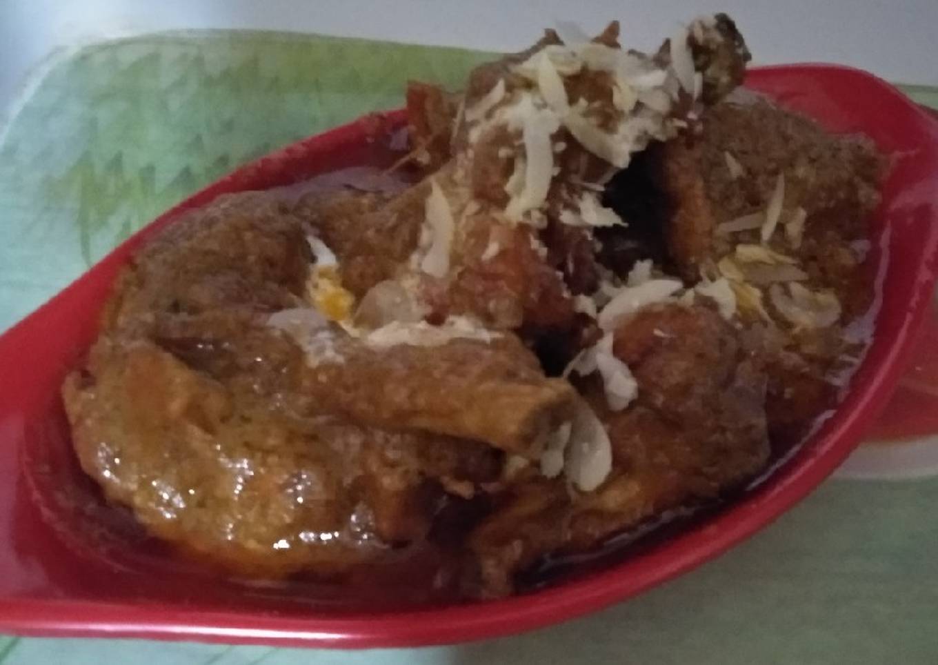 Badami chicken korma