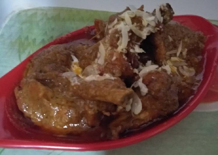 Easiest Way to Make Perfect Badami chicken korma