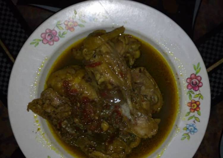 Simple Way to Prepare Homemade Chicken pepper soup