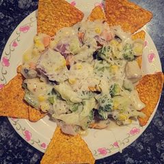 A picture of Cheesy Nachos.