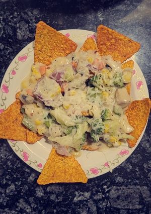 A picture of Cheesy Nachos.