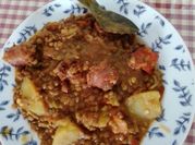 Una foto de base de patata