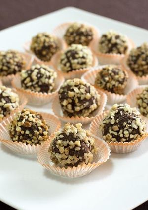 Foto di Tartufini al cioccolato fondente