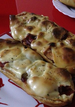 Una foto de Bocapizza con queso de cabra