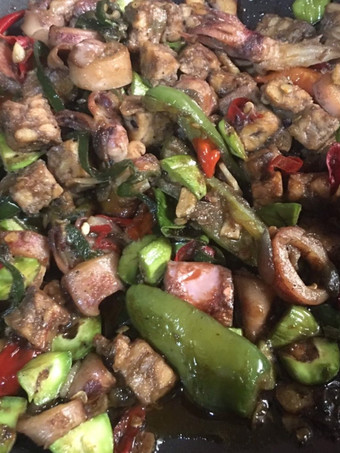 Cara Buat Oseng cumi asin tempe pedas Kekinian