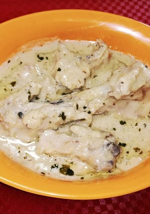 A picture of White Chicken gravy.