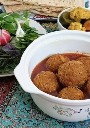 عکسی از دستور کوفته نخود کرمانشاه