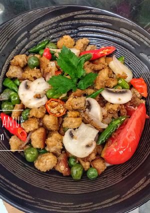 Foto resep Tumis Oncom Jamur