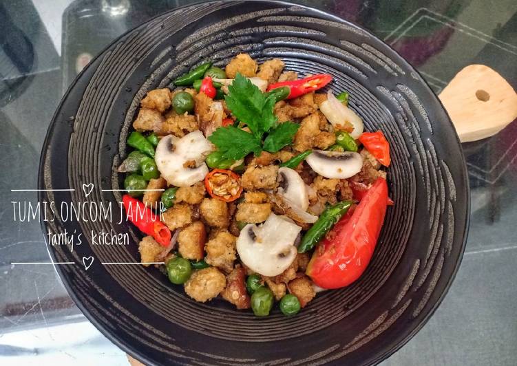 Resep Tumis Oncom Jamur Anti Gagal