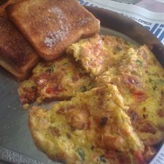 A picture of Chicken Omelette.