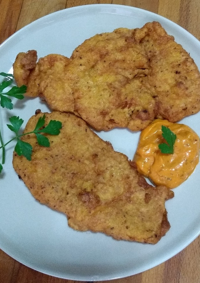 Una foto de Filetes de pollo a mi manera