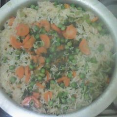 A picture of Rice mixed with minji.