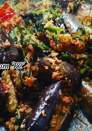 Foto resep TERONG SAMBAL TELUR KEMANGI MOM 'K2'