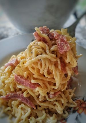 Foto resep Mie Carbonara Ekonomis