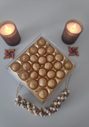 A picture of Kesar-Milk-Peda😋.
