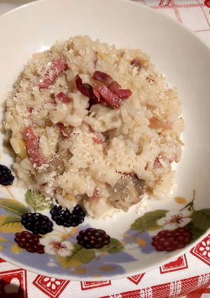 Foto di Risotto carciofi e speck