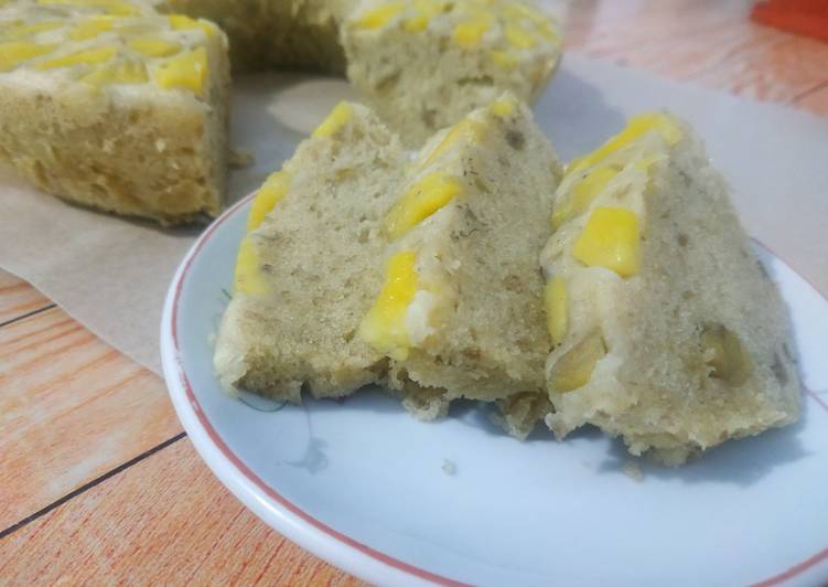 Langkah Mudah untuk Membuat Bolu pisang toping nangka, Lezat