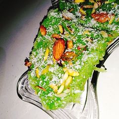 A picture of Lauki burfi.
