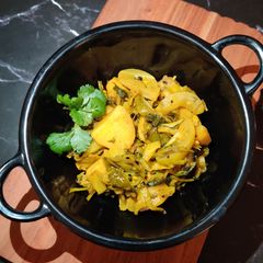 A picture of SARSON SAAG CABBAGE SABZI...