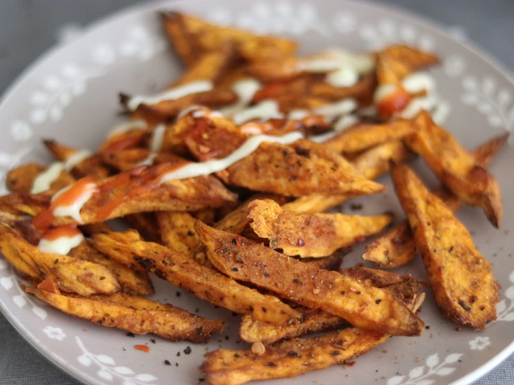 Easy Way Make Air fry sweet potato spiced chips the So Delicious Perfect