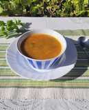 Sopa de verduras y polenta