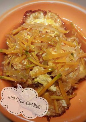 Foto resep Telor Ceplok Asam Manis